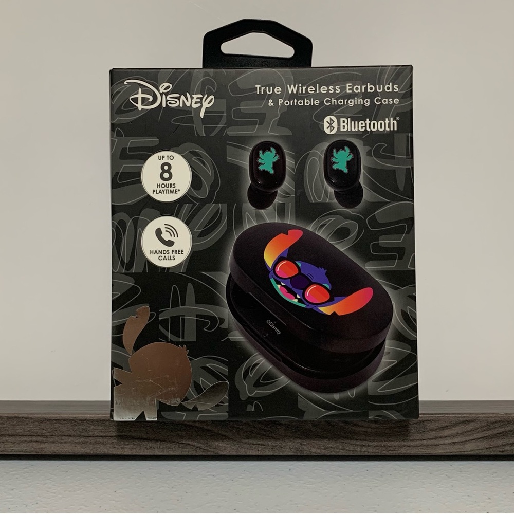 Disney Lilo & Stitch True Wireless Earbuds & Portable Charging Case-New in Box